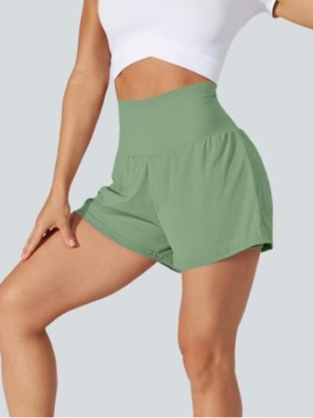 Halara SoftlyZero Airy High Waisted Yoga Shorts - Picture 8 of 8